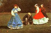 The Croquet Game Winslow Homer